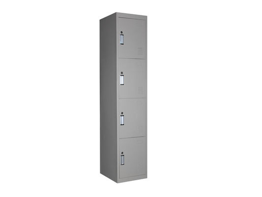 Los armarios de cuatro puertas caseros de la oficina del metal ignifugan la superficie del barnizado electrostático