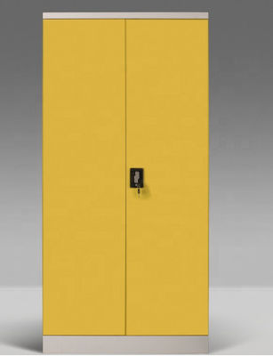 Cabinete de archivo de acero de alta calidad de la oficina del amarillo de los muebles de oficinas de la puerta de la venta caliente 1