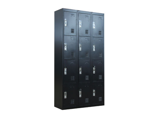 Modificado para requisitos particulares coloree 12 armarios de la puerta, gabinete de almacenamiento resistente al fuego del gimnasio