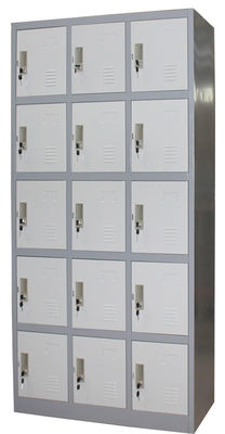 Quince armarios de la oficina del metal de la puerta con base metálica tamaño de H1850 X de W900 x de D420 milímetro