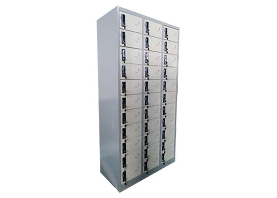 Los armarios de la escuela del metal de la capa del polvo, armario de almacenamiento del metal de 33 puertas fácil montan