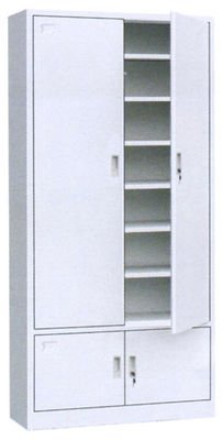 El armario de acero del crédito del gabinete de almacenamiento de la puerta del oscilación 4 golpea abajo la configuración