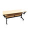 Sistema plegable de la silla de tabla de la escuela, tabla de escritorio de madera de la sala de clase y sistema de la silla