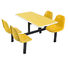 Muebles de oficinas de acero del respaldo del asiento de la tabla de la escuela de la cantina durable del restaurante