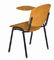 Color de madera de acero del escritorio y de la silla del estudio de los muebles de escuela de la sala de clase de la universidad