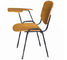 Color de madera de acero del escritorio y de la silla del estudio de los muebles de escuela de la sala de clase de la universidad