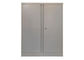 Gabinete de acero gris claro de dos puertas, gabinetes de acero en frío del taller