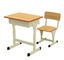 Tabla de acero del estudio de los muebles de los muebles de escuela de Desk And Chair del estudiante de la sala de clase con el cajón