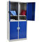 Los muebles de oficinas de acero H1850*W900*D450mm de 4 puertas visten el armario de almacenamiento