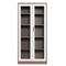 Estructura de acero del gabinete de exhibición de oscilación del cabinete de archivo lateral de acero de cristal de la puerta H1850 KD