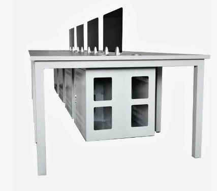 Los escritorios en frío del equipo de escritorio de los muebles de oficinas del acero de carbono golpean abajo la estructura