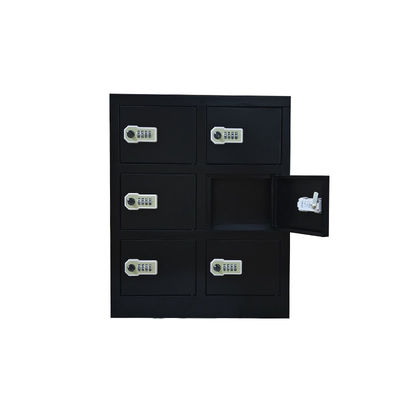 Puertas montadas en la pared de la contraseña de la cerradura del gabinete manual de la carga por USB 6 para el teléfono celular
