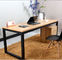 Forme a diseño los muebles de oficinas de acero simples escritorio de encargo del multicolor