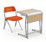 Sistema de alta calidad usado ajustable de la sala de clase de la escuela secundaria de los muebles de escuela de la tabla del escritorio de solo Seat de la balanza de la sala de clase solo