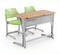 Muebles de escuela de acero para el escritorio y el estudiante Table Cheap Price de los muebles de la sala de clase de los niños de la silla